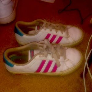 Adidas , they have barely been worn they look dirty because of mud but their ok
